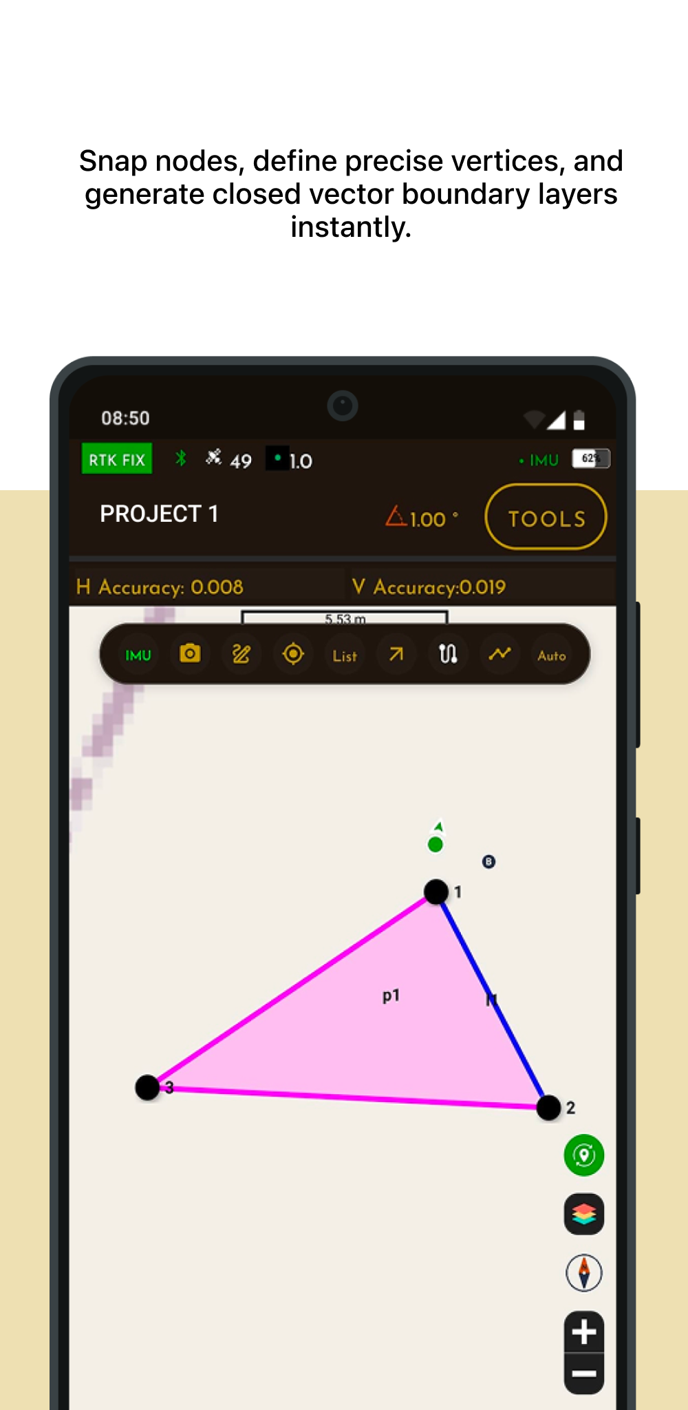 XT-Survey App Screen 1